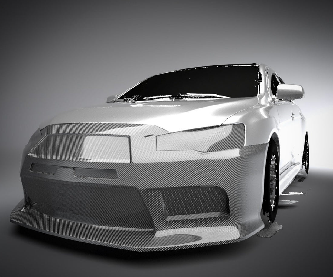 EVO X DRAG BUMPER – Carbonetics INC